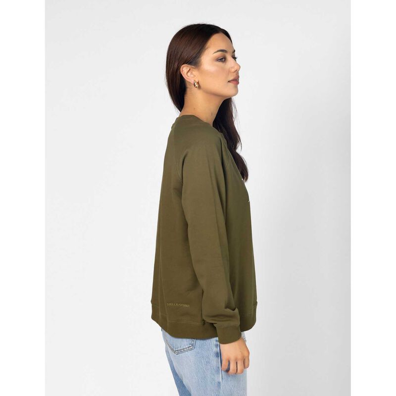Stella + Gemma Classic Sweater Olive Mosaic image number 3