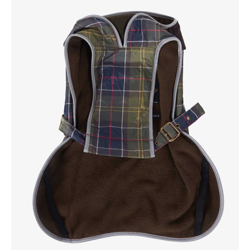 Barbour Tartan Waterproof Dog Coat image number 1