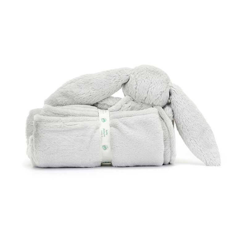Jellycat Bashful Silver Bunny Blankie image number 3