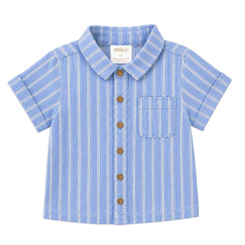 Milky Stripe Shirt 00-1Y image number 0