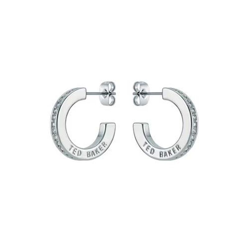 Ted Baker Sinliaa Crystal Hoop Earrings image number 1