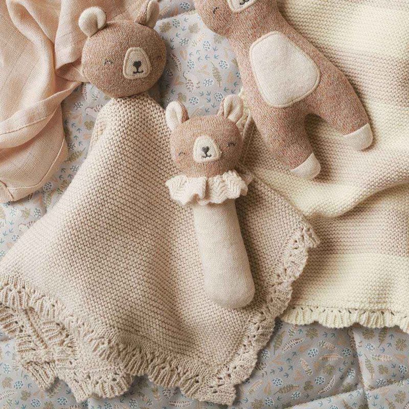 Avery Row Cuddle Cloth - Brave Bear image number 1
