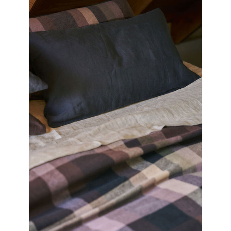 Città Chambray Linen Fitted Sheet Oatmeal Queen 152x203x40cm image number 1