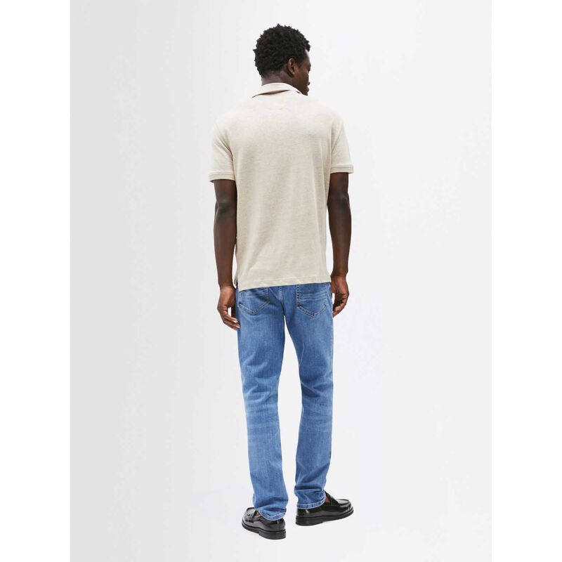 Tommy Hilfiger Regular Fit Linen Polo Shirt image number 1