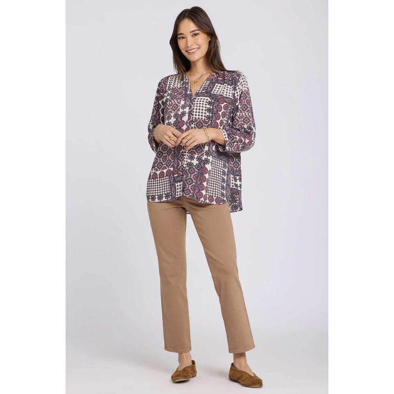 NYDJ Pintuck Blouse image number 6