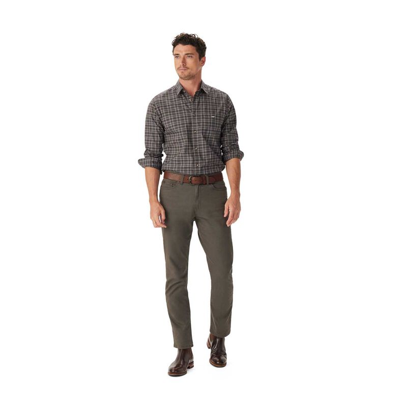 R.M. Williams Warrah Poplin Check Shirt image number 3