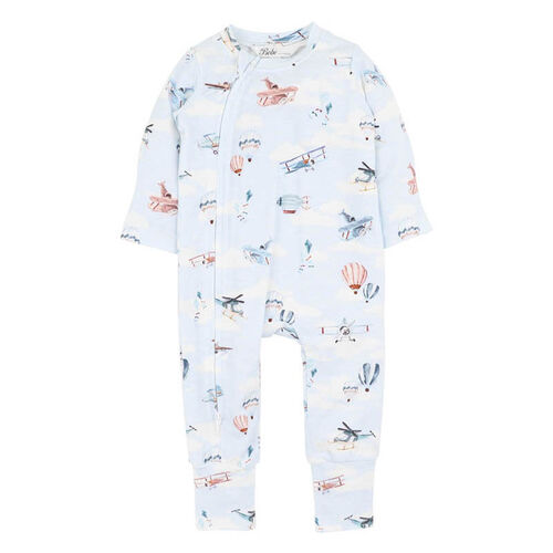 Bébé Harlan Print Ls Zipsuit