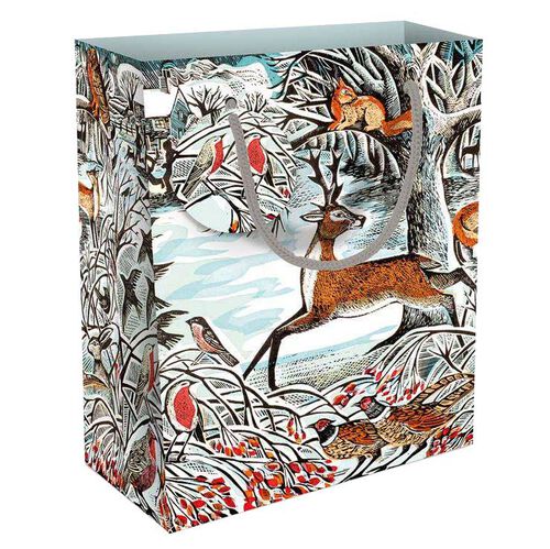Museums & Galleries Winter Woodland Christmas Medium Gift Bag