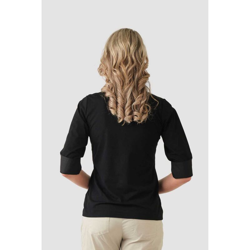 B Essentials Woven Collar Polo image number 1