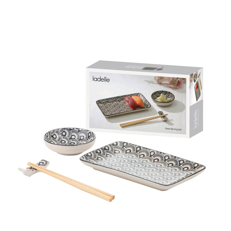Ladelle Nara Fan Serving Set image number 1