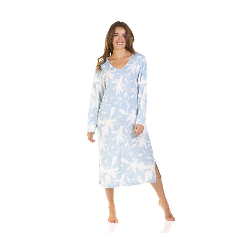 La Marquise Floral Deluxe Long Sleeve V-Neck Nightdress image number 2