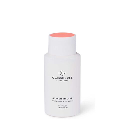 Glasshouse Fragrances Body Wash 300ml - Sunsets In Capri