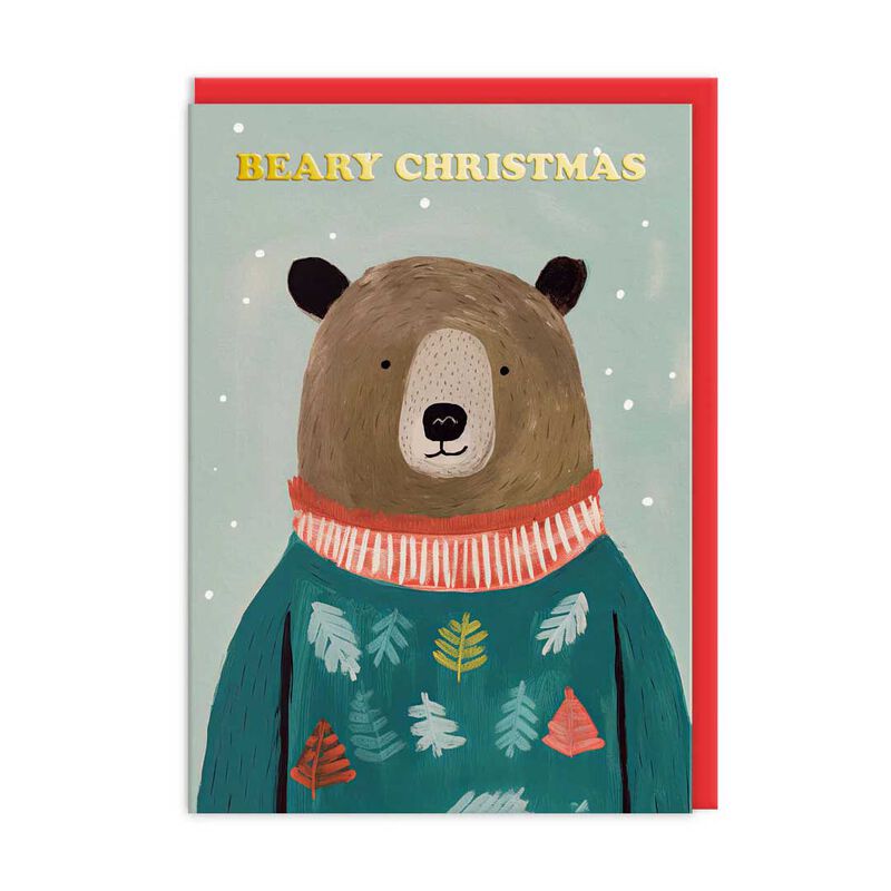Ohh Deer Festive Bears Pack of 9 Christmas Cards - 3 Designs image number 3