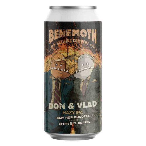 Behemoth Hop Buddies Don & Vlad Hazy IPA 6.5% 440ml