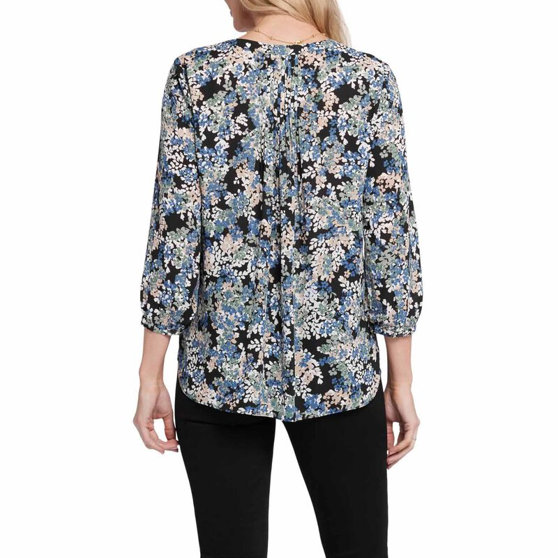 NYDJ Pintuck Blouse image number 3