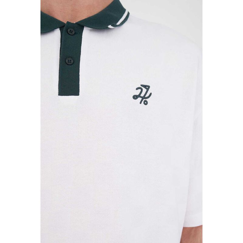 Huffer Golf Check Par Short Sleeve Polo image number 2