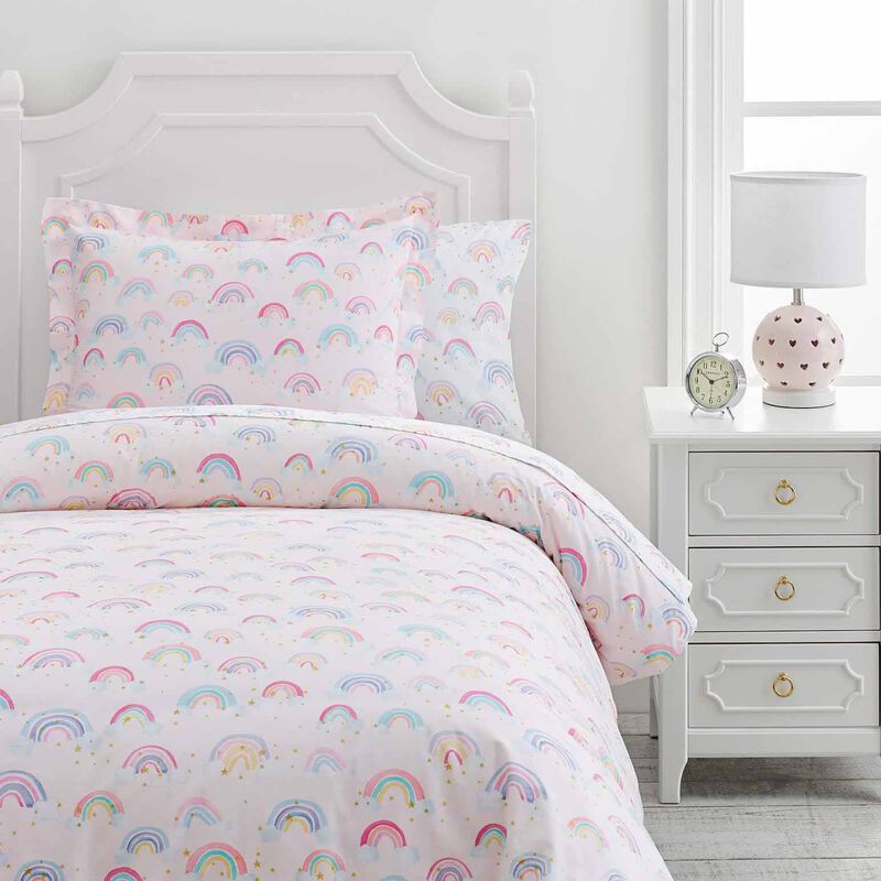 Pottery Barn Kids Organic Rainbow Cloud Pillowcase image number 3