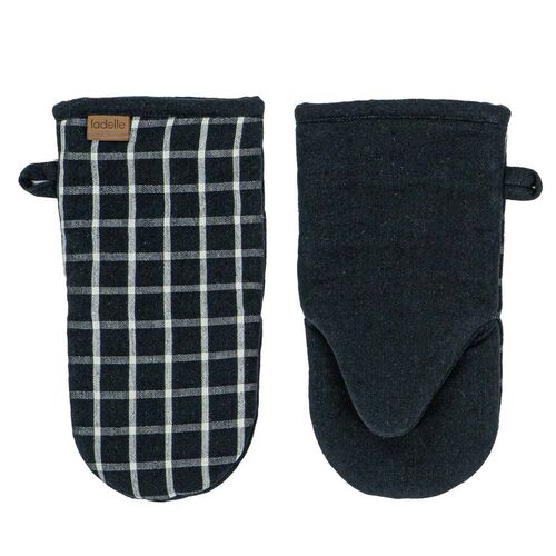 Ladelle Hemingway Black 2Pk Baker's Oven Mitt