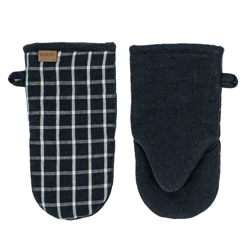 Ladelle Hemingway Black 2Pk Baker's Oven Mitt image number 0