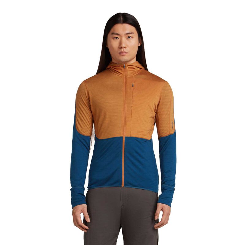 Icebreaker M Merino Blend 200 RealFleece Descender LS Zip Hoodie image number 8