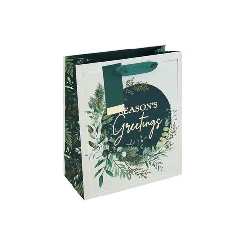Paperie Eurowrap Seasons Greetings Medium Gift Bag