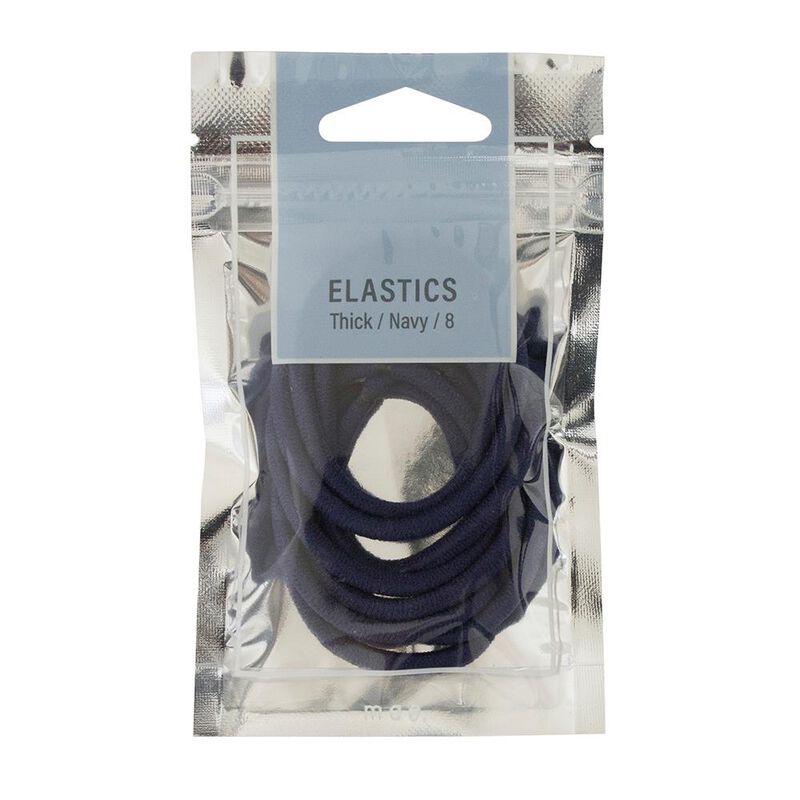Mae Elasitcs Thick Navy (8) image number 0