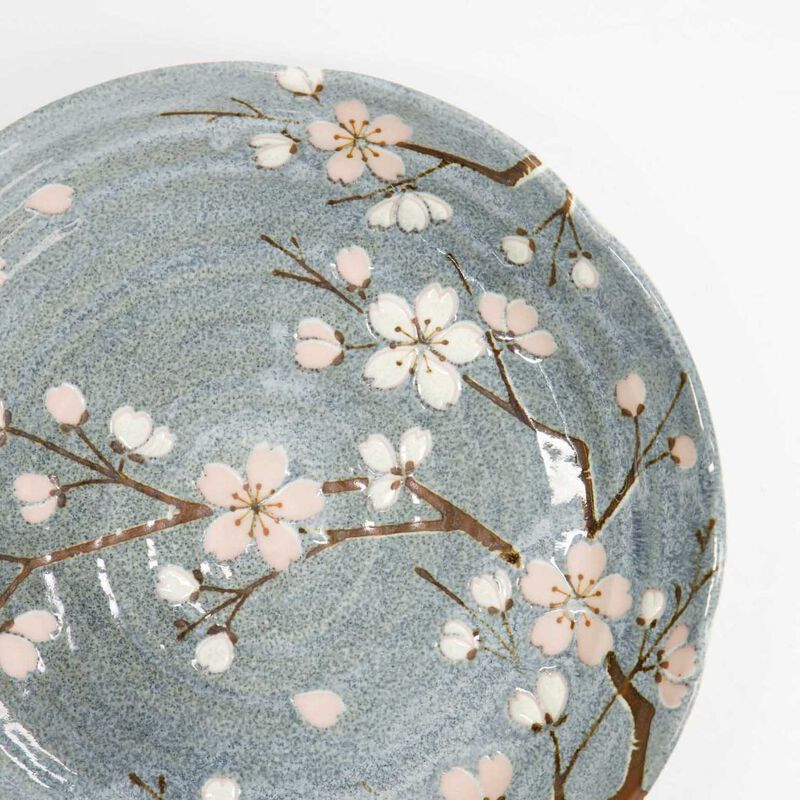 Tokyo Design Studio Fujisakura Plate 22x4cm Grey image number 2