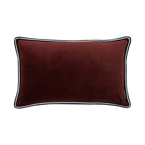 Wallace Cotton Maison Velvet Rectangle Ribbon Cushion Cover 35X55cm