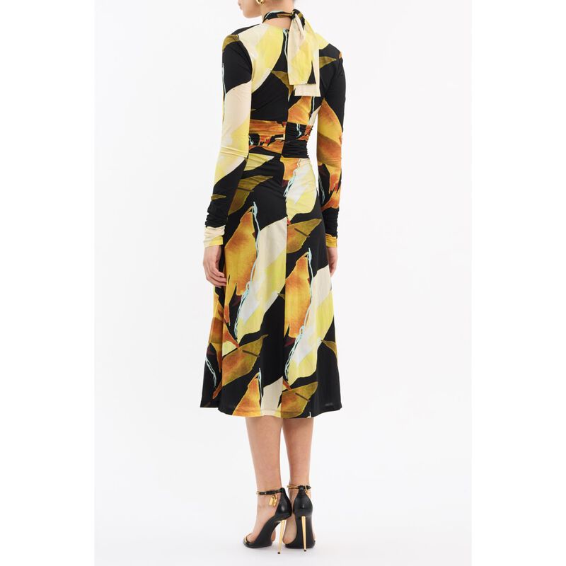 Rebecca Vallance Petals Of Paradise L/S Midi Dress image number 1