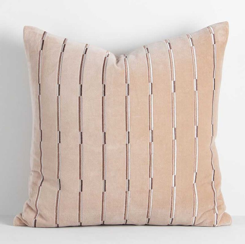 Baya Eden Cushion With Feather Inner 55x55cm - Nougat image number 2