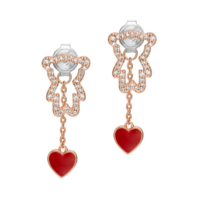 Emporio Armani 14K Rose Gold-Plated Brass Stud Earrings image number 0