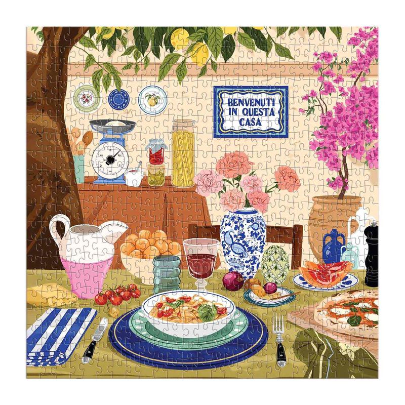 Galison Tuscan Afternoon 500 Piece Puzzle image number 2