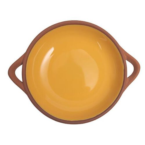Dexam Sintra Small Glazed Terracotta Tapas Dish - Ochre