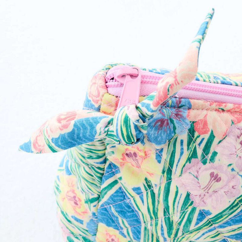 Kip&Co X Anna Spiro Gladiolus Quilted Cotton Toiletry Purse image number 2