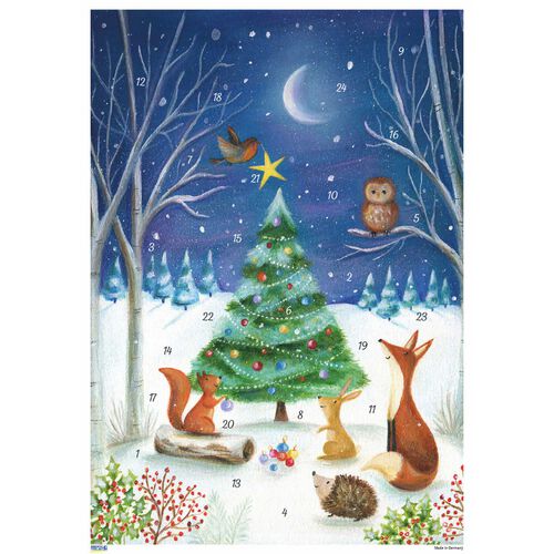 Korsch Verlag Scandic Decorating Tree Advent Calendar Poster 2026