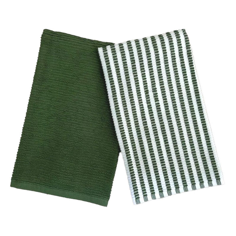Baksana Ribbed Tea Towel - 2pk image number 0