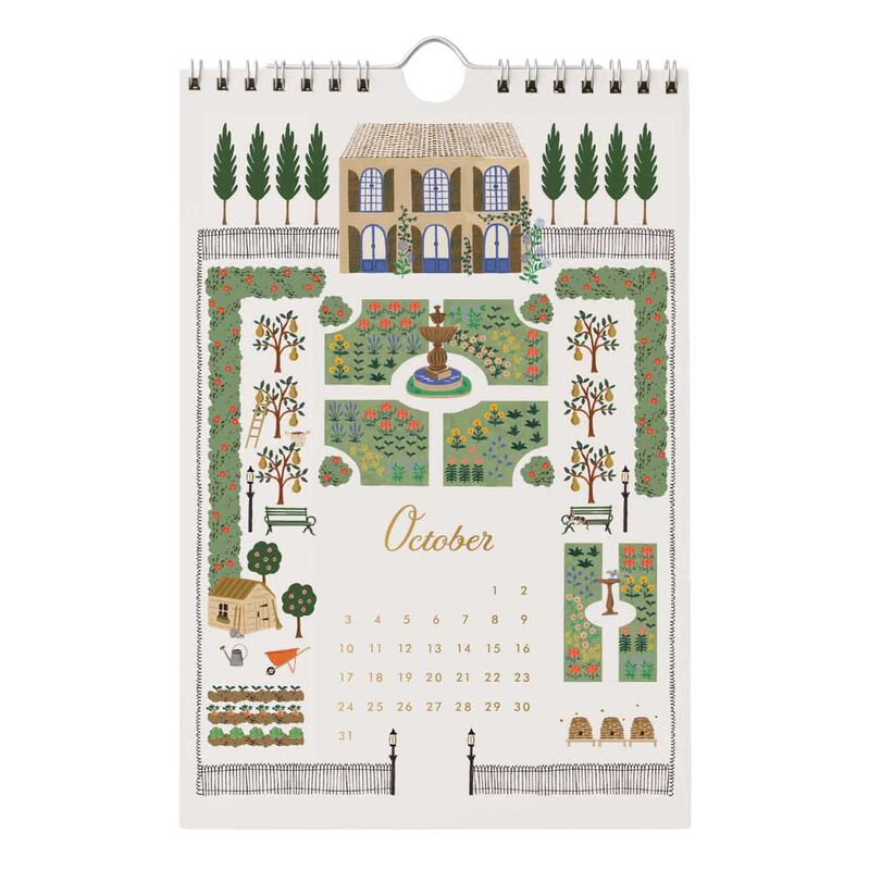 Rifle Paper Co. Garden Study Kitchen 2027 Kitchen Calendar image number 2