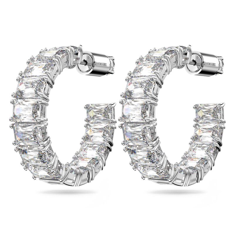 Swarovski Matrix Hoop Earrings image number 2