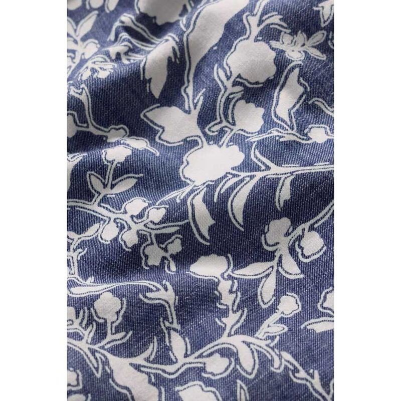 Seasalt Cornwall Fox Path Dress Shadow Blossom Indigo image number 2