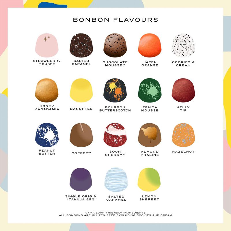 House of Chocolate Ten Piece Bonbon Selection 165g image number 2