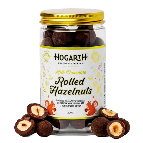 Hogarth Milk Chocolate Rolled Hazelnuts 200g