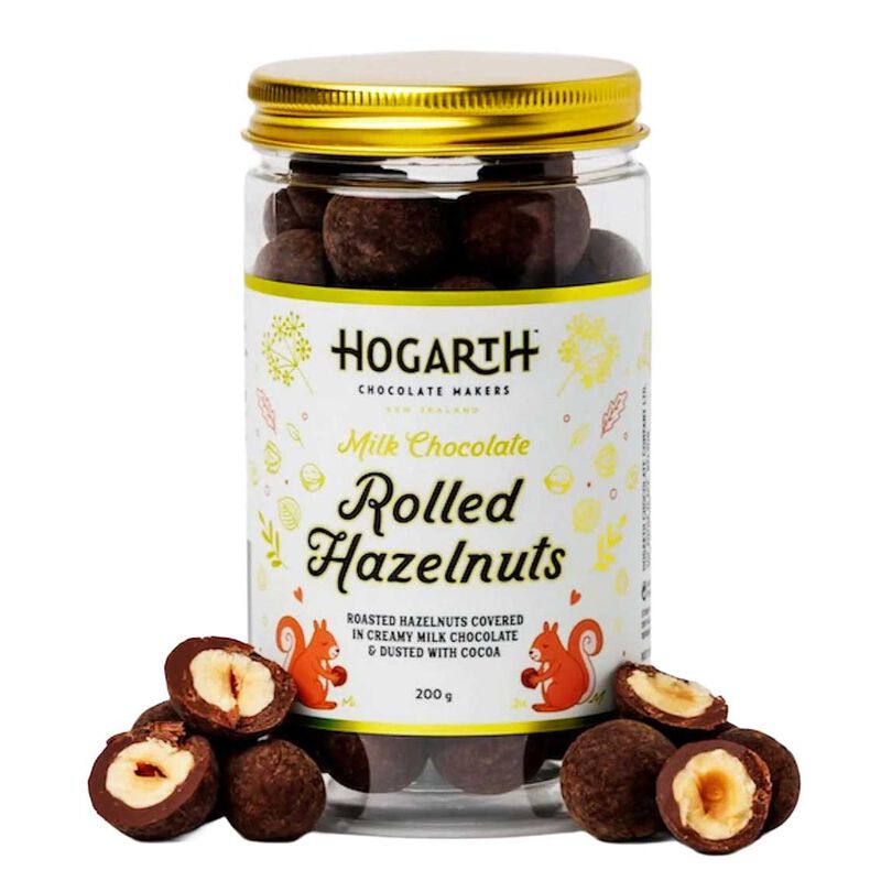 Hogarth Milk Chocolate Rolled Hazelnuts 200g image number 0