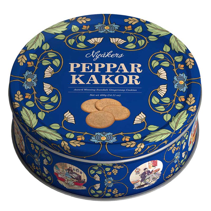 Nyakers Vegan Gingersnaps Blue Gift Box image number 0