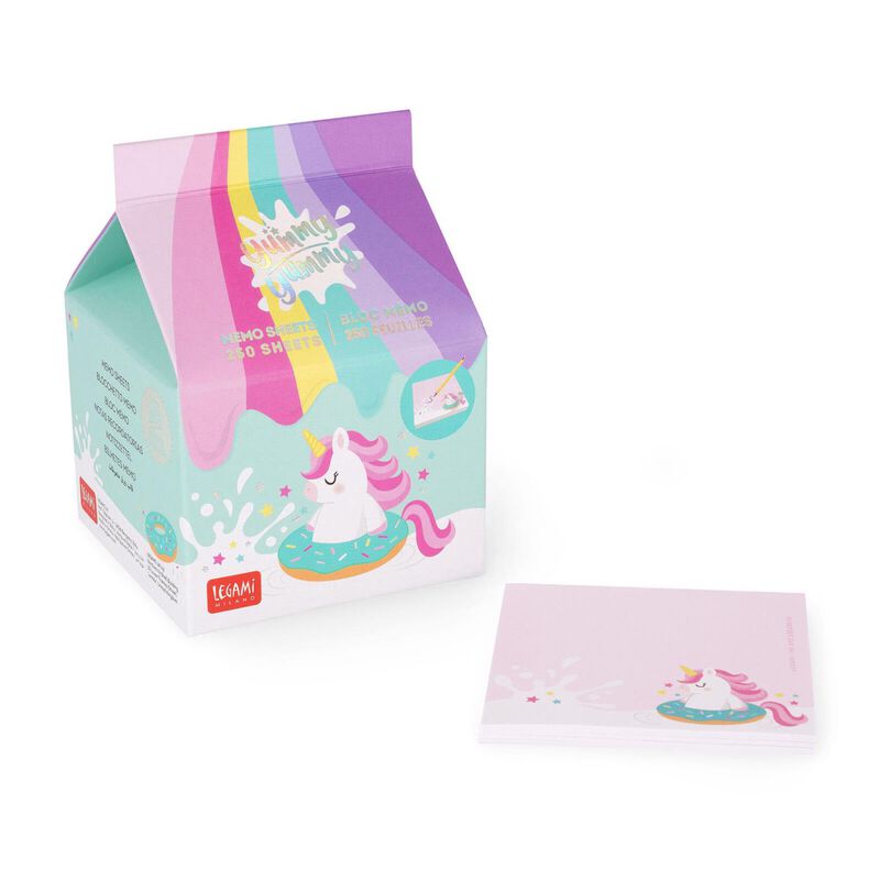 Legami Yummy Yummy Memo Pad - Unicorn image number 0