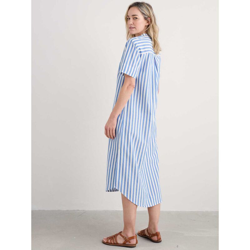 Seasalt Cornwall Harbour Movement Dress New Mini Scallion Clear Sky image number 1