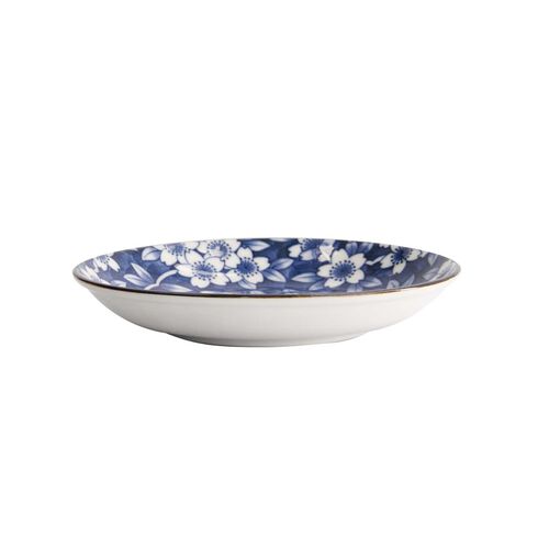 Tokyo Design Studio Tokyo Blue Sakura Round Plate 16cm