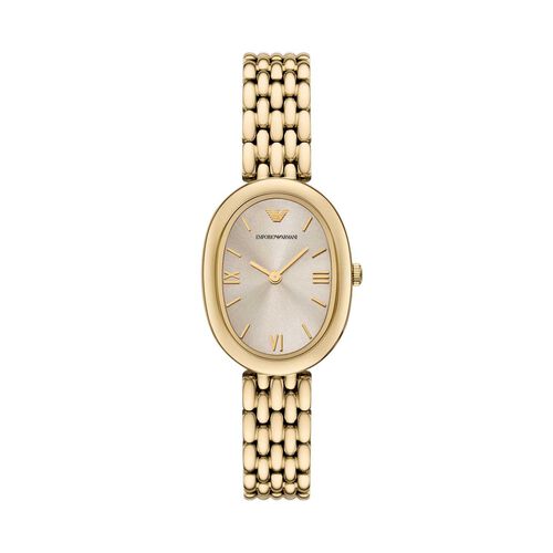 Emporio Armani Two-Hand Gold-Tone Stainless Steel Watch AR11707
