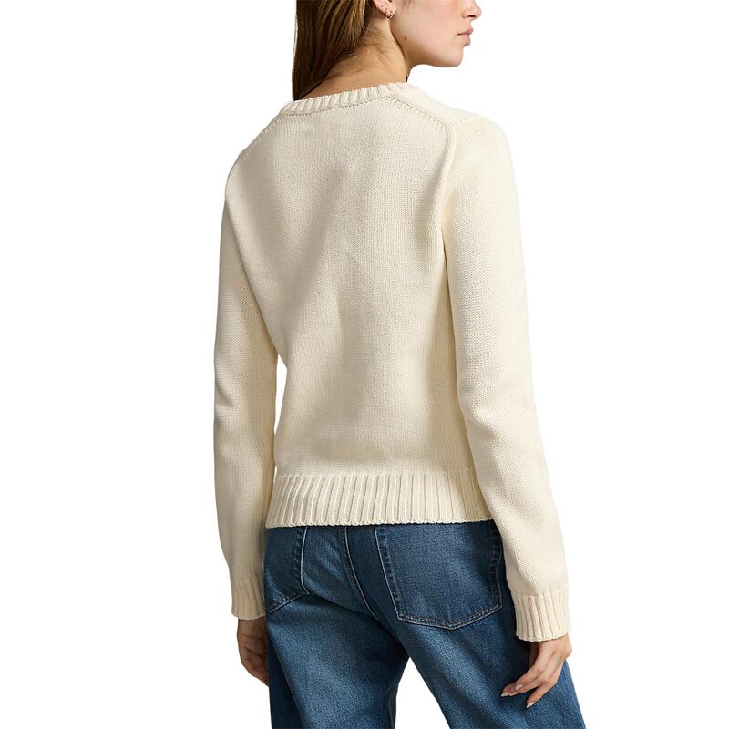 Polo Ralph Lauren Flag Cotton Crewneck Sweater image number 1