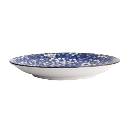 Tokyo Design Studio Tokyo Blue Sakura Round Plate 25cm