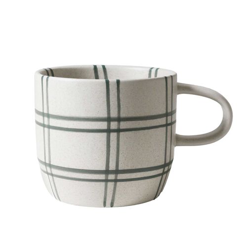 Robert Gordon Cat's Pyjamas Mug - Green Linear Check